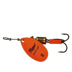 Блесна вращающаяся Mepps Aglia Fluo Orange №2