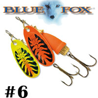 Blue Fox Vibrax Fluorescent #6 (BFF6)