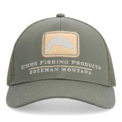 Кепка Simms Double Haul Icon Trucker, Smokey Olive