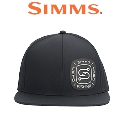 Simms Flatbill Cap, Black