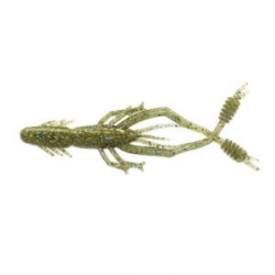 Силиконовая приманка Креветка Reins Ring Shrimp 4" (в уп. 8 шт.) цв. #006 Blue Gill