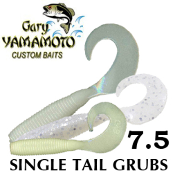 Gary Yamamoto Single Tail Grubs 7.5