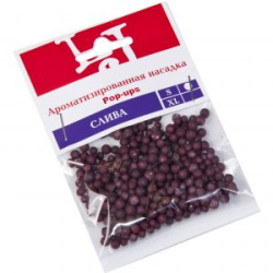 Насадки искусственные ароматизированные Lucky John Pop-ups размер S СЛИВА сиренев.