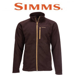 Simms Rivershed Full Zip '20, Mahogany