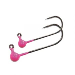 Джиг-головка Trout Zone на крючке Kumho BN №4 (Безбородый) 0,5г в уп 5шт розовый