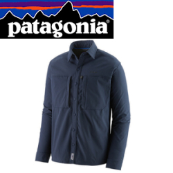 Patagonia M's L/S Snap-Dry Shirt New Navy (NENA)