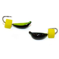 Мормышка Нимфа №1,5 (чс)+ куб сыр(0,35)