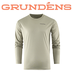 Grundens DeadStick LS Tech Tee, Forest