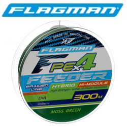 Flagman PE Hybrid X4 Feeder 300m Moss Green