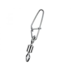 Карабин с вертлюгом Sprut SS-44 BN  #8/7kg (Diamond Eye Rolling Swivel w New Hooked Snap) 1упак*6