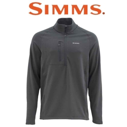 Simms Fleece Midlayer Top Raven