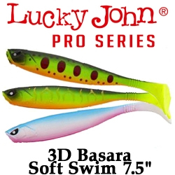 Lucky John 3D Series Basara Soft Swim 7.5"