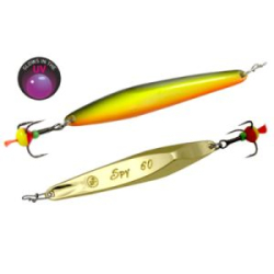 Блесна вертикальная EcoPro Spy 80мм 20гр. цв. FRG