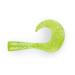 Хвост для джерк бейта Wolf Tail (лимонный с блестками) 2шт. lemon-glitter