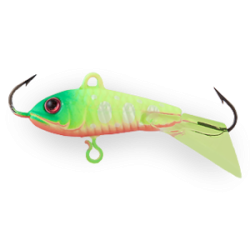 Балансир Strike Pro Ice Baby 24  2,4см. 5,5гр. с желтым хвостом A178S