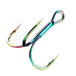 Крючки тройные Sprut Hara ST-36 CHT #4 (Treble Round Bend Hook CHT) 1упак*5шт
