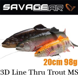 Savagear 3D Line Thru Trout 20 98g MS