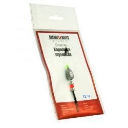 Оснастка Smart Baits "Каролина-Шумовая", вес груза 12 гр, разр нагр 12,6 кг, 20 см