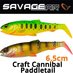 Savage Gear Craft Cannibal Paddletail 65