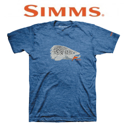 Simms Kype Jaw T-Shirt Royal Heather