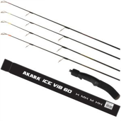 Удочка зимняя Akara Ice Vib 70 четыре хлыста ( M, MH, H, HH)