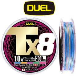 Duel PE Tx8 300м 5Color