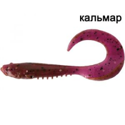 Силиконовая приманка Crazy Fish King Tail 2.5" 27-65-12-6 кальмар цв. ultraviolet (ультрафиолет)