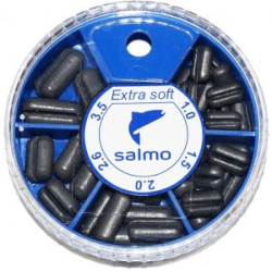 Грузила набор Salmo Extra Soft малый 5 секц. 1.0-3.5г 060г набор 4