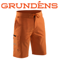 Grundens Fish Head Board Short Burnt Orange