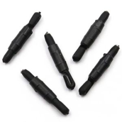 Коннектор для крепления лески к удилищу чёрный 1,0 (уп. 10 шт.)