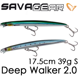 Savage Gear Deep Walker 2.0 17.5cm 39g Sinking