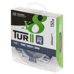 Шнур плетёный Feeder Concept Tur II х8 Braid Dark Grey 150/016