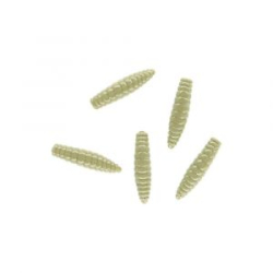 Силиконовая приманка личинка Mikado Trout Campione Fat Grub 3,4cm - OLIVE GREEN