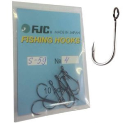 Крючки для блесен FJC S-59 №08 (10шт./упак)