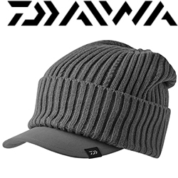 Daiwa DC-9324W Knit Cap With Brim [Gray]