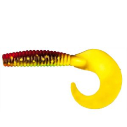 Силиконовая приманка Wake Grub 4,5" Garlic цв. GREEN GOBLIN 722