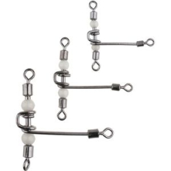 Тройной Т-образный роликовый вертлюг Mikado Sensual № 6*7 BN (р.н. до 22кг./упак.=5шт) (AMA-A3702-6-7)