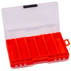 Коробка рыболовная Fishka Petrov "Балансир" двусторонняя малая (красная)