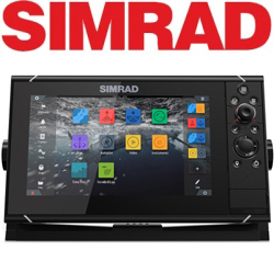 Simrad NSS9 evo3 with world basemap