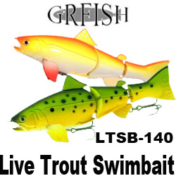 GRFish Live Trout Swimbait LTSB-140