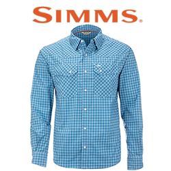 Simms Brackett LS Shirt, Nightfall Window Plaid