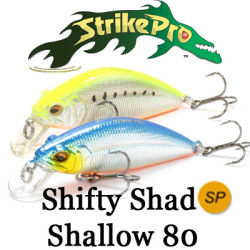 Strike Pro Shifty Shad Shallow 80SL (EG-162SL-SP)