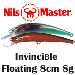 Nils Master Invinciвle Floating 8cm 8g