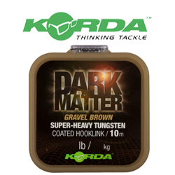 Korda Dark Matter Tungsten Coated Braid Gravel Brown 10м