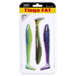 Виброхвост Lucky John Pro Series Tioga Fat 5.8 цв. MIX2 3шт.