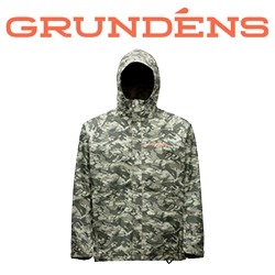 Grundens Charter Gore-tex Paclite Jacket, Refraction Camo Green