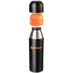 Термос Nisus 026 1200ML черный (дополн.пласт.чашка) (NA.TM-026)