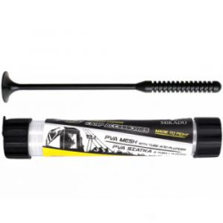 ПВА сетка в тубе с поршнем Mikado 44мм/5м (среднее время растворения) (Арт.APV-METP44-M)