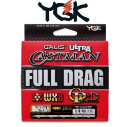 YGK Ultra Castman Full Drag WX8 GP-D 200m