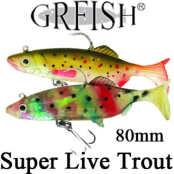 GRFish Super Live Trout 80mm, 13g